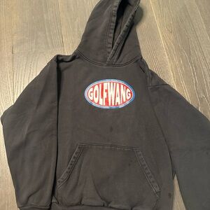 Golf Wang Charcoal Hoodie with Logo